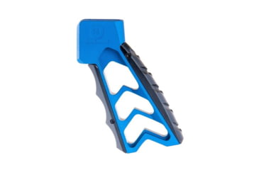 Image of Tyrant CNC Mod Grip, w/Chevron Back Straps, Anodized Blue, Medium, TD-763-B3
