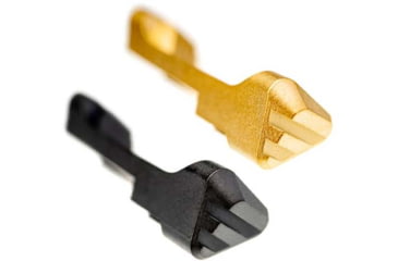 Image of Tyrant Designs Sig Sauer P320 Extended Mag Release, Black, Gold