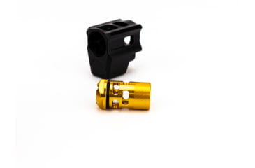 Image of Tyrant CNC T-Comp Glock Gen 3 Compensator, Black/Gold, TD-TCOMPG3-BLK/GLD