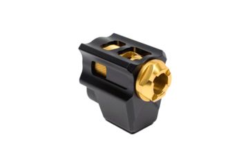 Image of Tyrant CNC T-Comp Glock Gen 4 Compensator, Black/Gold, TD-TCOMPG4-BLK/GLD