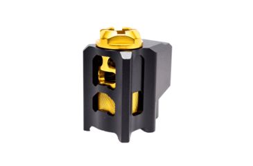 Image of Tyrant CNC T-Comp Glock Gen 5 Compensator, Black/Gold, TD-TCOMPG5-BLK/GLD