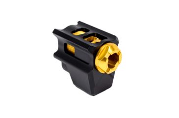 Image of Tyrant CNC T-Comp Glock Gen 5 Compensator, Black/Gold, TD-TCOMPG5-BLK/GLD