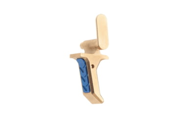 Image of Tyrant CNC T-Comp Sig Sauer Trigger, Model P320, Gold/Blue, TD-P320-TRIG-Gold-Blue