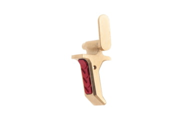 Image of Tyrant CNC T-Comp Sig Sauer Trigger, Model P320, Gold/Red, TD-P320-TRIG-Gold-Red