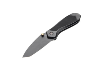 Image of Tyrant CNC T.D.C.001 3in Folding Knife, Tanto Blade, D2 Steel, Gold/Black, TD-TDC001-Black-Gold