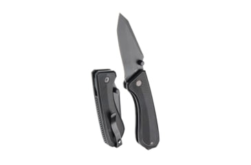 Image of Tyrant CNC T.D.C.002 3in Folding Knife, Tanto Blade, D2 Steel, Black/Black, TD-TDC002-Black-Black