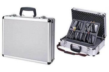 Image of T-Z Case 4-8 Pistol Promo Case Alumitech 18 x 13 x 6 in, Silver TZ0301SD