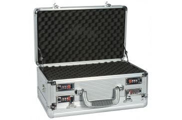 Image of TZ Case 2 Amendment Duelly Fifthteen Gun Case 15x9x7in, Silver TZ0015SS2