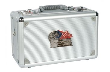 Image of TZ Case 2 Amendment Duelly Fifthteen Gun Case 15x9x7in, Silver TZ0015SS2