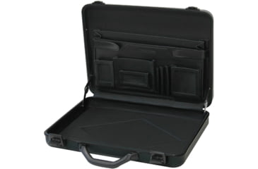 Image of TZ Case AC66 Molded Aluminum Attache Case, 18x13x4in - Black AC-66B