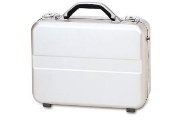 Image of TZ Case AC77S Compact Size Molded Aluminum Silver Attache Case AC-77S