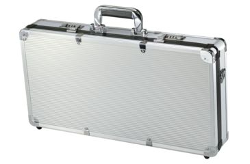 Image of USED TZ Case Aluminum-Framed Barber/Stylist Case, Silver, 22 x 11.5 x 5 in, AB-450 SS, EDEMO1