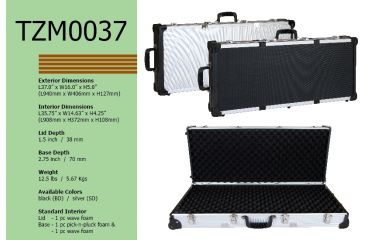Image of TZ Case Dura-Tech Shotgun Case,37x16x5in,Black TZM0037 BD