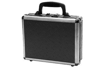 Image of TZ Case Ironite Alumitech Double Duty Pistol Case, Diamond Plate Black, 18x13x7 - TZDLX18DPI 