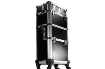 Image of TZ Case Large Wheeled Professional Makeup/Multi-Purpose Case, Black, AB-408T B
