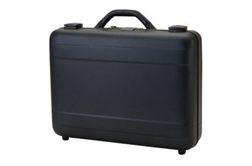 Image of TZ Case Molded Aluminum Attache Case, Black, 18 x 13 x 5in, AC-38 B