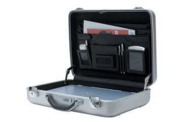 Image of TZ Case Molded Aluminum Attache Case, Silver, 18 x 13 x 5in, AC-38 S
