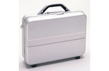 Image of TZ Case NC80 Compact Aluminum Silver Laptop Case w/ Organizer Pockets NC-80S