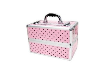 Image of TZ Case Pink Beauty Collection TC07 Beauty Case - Pink w/ Black Dots TC-07-PBD