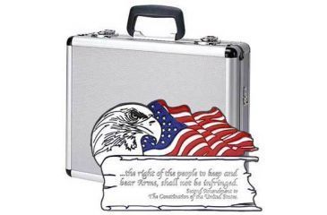 Image of T.Z. Cases II Amendment 4 Pistol Promo Case 16x13x5, Silver TZ0013SD2