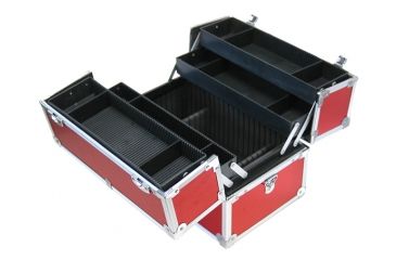 Image of Tz Case Tc 06 Rd Beauty Storage Red Case Open
