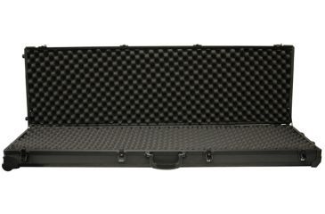 Image of Tz Case Tzm0053bd Double Rifle Case Black Dot Finish 53in X 15in X 5in Open