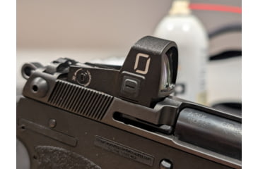 Image of U.S. Optics 1x24mm Rise Reflex Red Dot Sight, 3 MOA Red Dot, Matte Black, Small, RISE