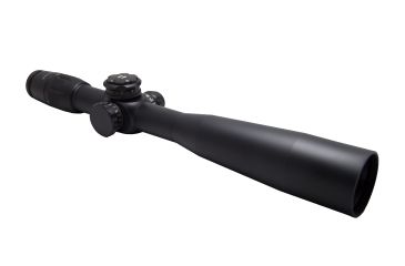 Image of U.S. Optics B-25 5-25x52mm Rifle Scope, Digital Red FFP Horus H37 Reticle, 100 Click Elevation Knob and US#5 Windage Knob with 1/10 MIL Adjustment, Matte Black, B-25 H37