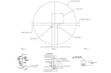 Image of U.S. Optics B-25 5-25x52mm Rifle Scope, Digital Red FFP PR2 Reticle, 100 Click Elevation Knob and US#5 Windage Knob with 1/10 MIL Adjustment, Matte Black, B-25 PR2