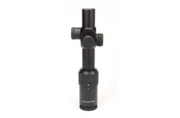 Image of U.S. Optics SR-4C Mil Scale FFP Illuminated Reticle 1-4x22mm Rifle Scope, Matte Black, N/A SR-4C