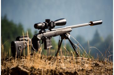 Image of U.S. Optics SVS 1-6x24mm Rifle Scope, Matte Black, Medium, SVS 1-6