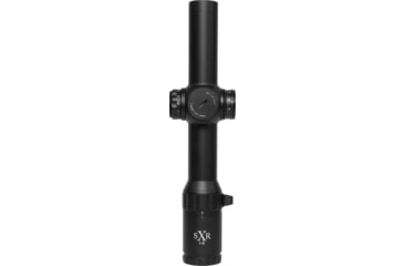 Image of U.S. Optics SXR 1-6x28mm LPVO 34 mm Tube Rifle Scope, Second Focal Plane, Simple Crosshair Reticle, Matte Black, SXR 1-6 SFP