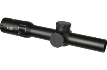 Image of U.S. Optics SXR 1-6x28mm LPVO 34 mm Tube Rifle Scope, Second Focal Plane, Simple Crosshair Reticle, Matte Black, SXR 1-6 SFP