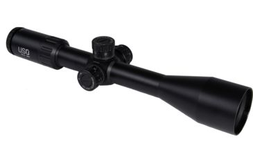 Image of U.S. Optics TS-25X Rifle Scope, 5-25x50mm, 30mm Tube, FFP, CMS Reticle, 1/10 MIL Elevation/ Windage Adjustment, Black, Small, TS-25X CMS