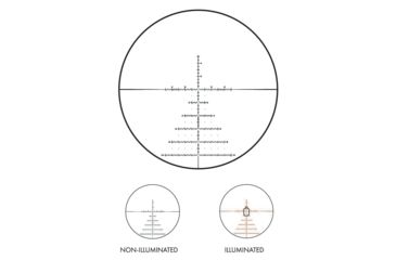 Image of U.S. Optics TS-25X Rifle Scope, 5-25x50mm, 30mm Tube, FFP, JVCR Reticle, 1/10 MIL Elevation/ Windage Adjustment, Black, Small, TS-25X JVCR