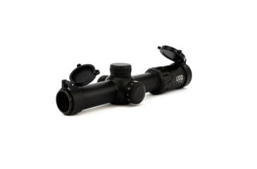 Image of U.S. Optics TS-8X Rifle Scope, 1-8x24mm, 30mm Tube, Digital Red SFP Simple Cross Hair Reticle, Elevation and Windage Zeroing Knob with 1/2 MOA Adjustments, Matte, Black, TS-8X SFP