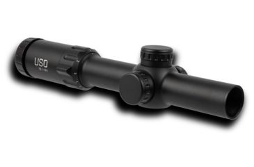 Image of U.S. Optics TS-8X Rifle Scope, 1-8x24mm, 30mm Tube, First Focal Plane, Digital Red Illuminated JNG MIL Reticle, Matte Black, TS-8X JNG MIL
