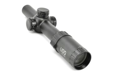 Image of U.S. Optics TS-8X Rifle Scope, 1-8x24mm, 30mm Tube, First Focal Plane, Digital Red Illuminated JNG MIL Reticle, Matte Black, TS-8X JNG MIL