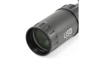 Image of U.S. Optics TS-8X Rifle Scope, 1-8x24mm, 30mm Tube, First Focal Plane, Digital Red Illuminated JNG MIL Reticle, Matte Black, TS-8X JNG MIL