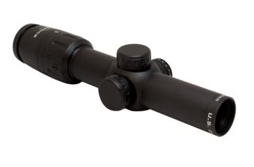 Image of U.S. Optics SVS 1-6x24mm Rifle Scope, 34mm, Digital SFP 2 MOA Red Dot, SFP MIL-Scale Reticle, Medium, Matte Black, SVS 1-6 M4 DLOC