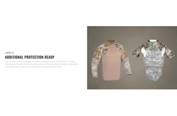 Image of UARM ACS Armored Combat Shirt, Type IIA Threat Level, Multicam, S, ACSSM-SAACSS2A