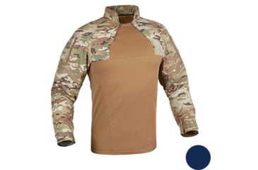 Image of UARM ACS Armored Combat Shirt, Type IIA Threat Level, Navy/Blue, S, ACSSN-SAACSS2A