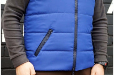 Image of UARM APV Armored Puffer Vest, Type IIA Threat Level, Blue, S, APVSBL-SAAPVS2A
