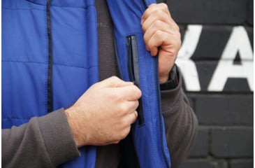 Image of UARM APV Armored Puffer Vest, Type IIA Threat Level, Blue, S, APVSBL-SAAPVS2A