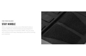 Image of UARM FRMV Fast Response Metropolis Vest, Type IIA Threat Level, Skeletal Cummerbund, Black, S-M, FRMVMB-SAMVSASM2A1