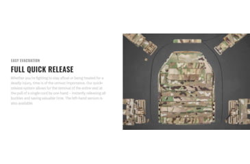 Image of UARM FRPC Fast Response Plate Carrier, Pocket Cummerbund, Multicam, S, FRPCSM-ACFRPCSM