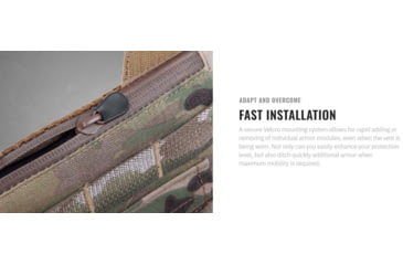 Image of UARM GAM Groin Armor Module, Type IIA Threat Level, Multicam, GAMM-SAGAM2A