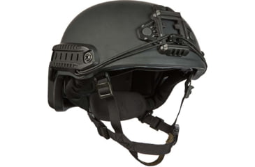 Image of UARM HCBH High Cut Ballistic Helmet, Type IIIA Threat Level, Black, M, HCBHMB