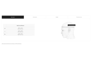 Image of UARM HCBH High Cut Ballistic Helmet, Black, Large, HCBHLB