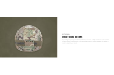 Image of UARM HCBH High Cut Ballistic Helmet, Black, Large, HCBHLB